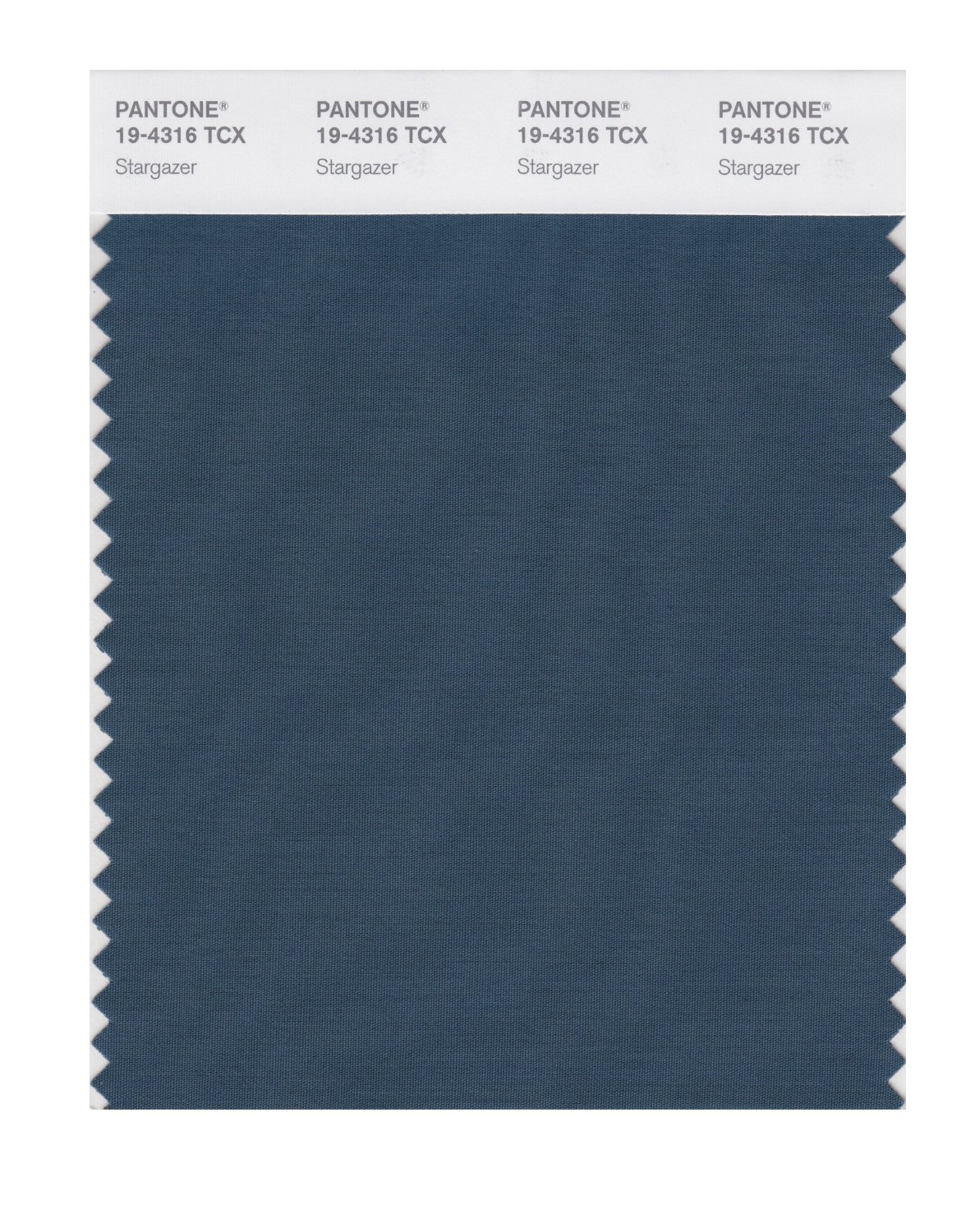 Pantone Cotton Swatch 19-4316 Stargazer