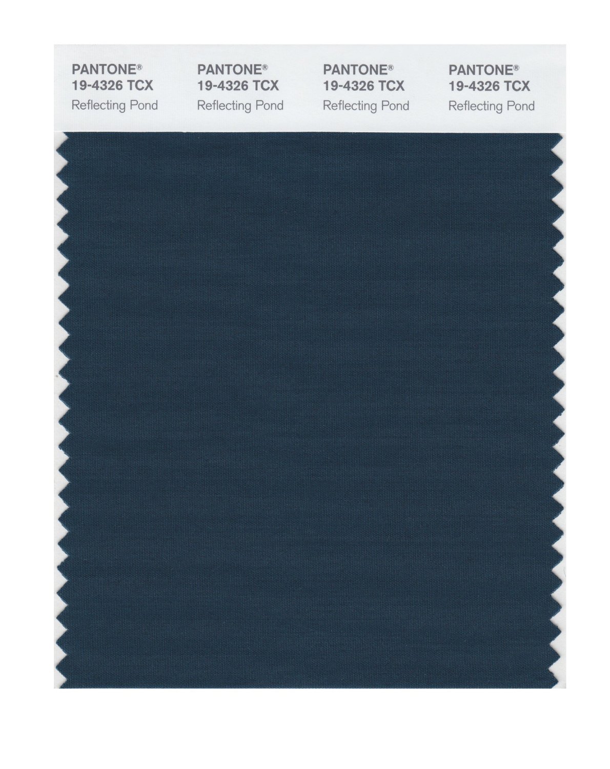 Pantone Cotton Swatch 19-4326 Reflecting Pond