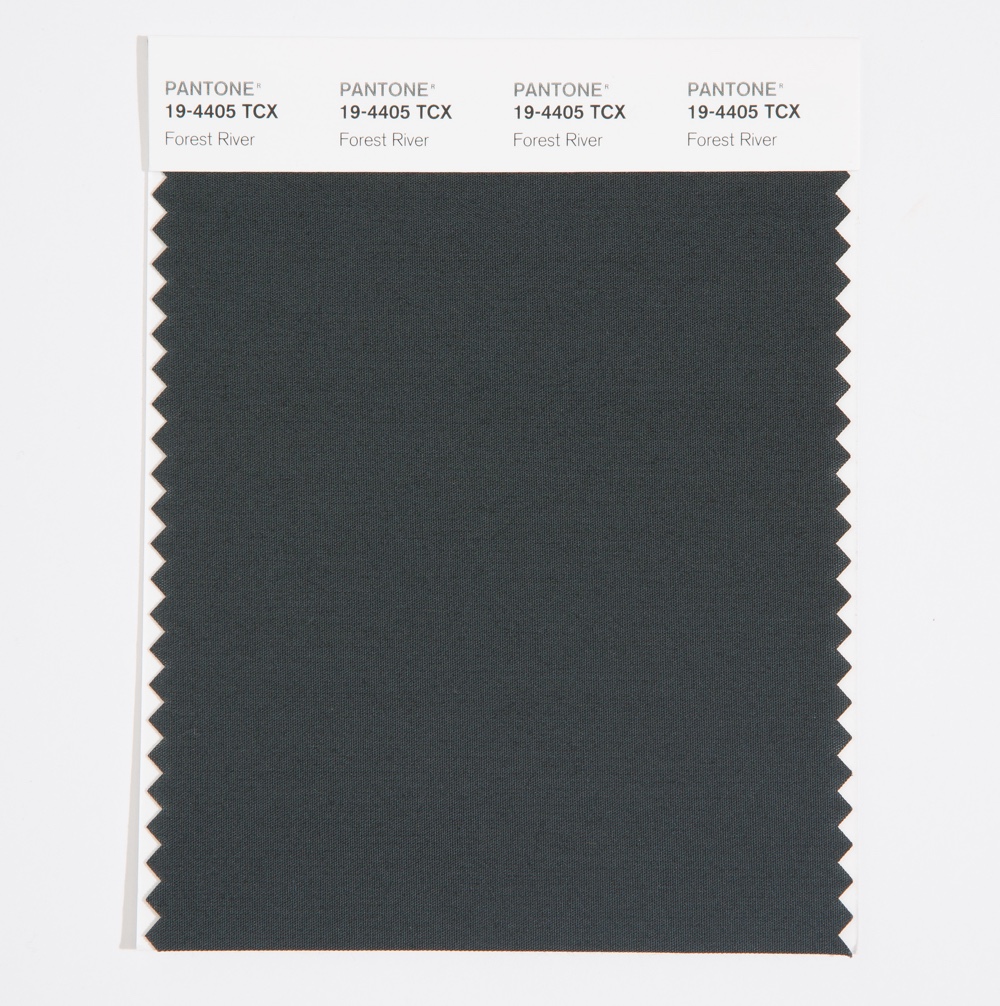 Pantone Cotton Swatch 19-4405 Forest River