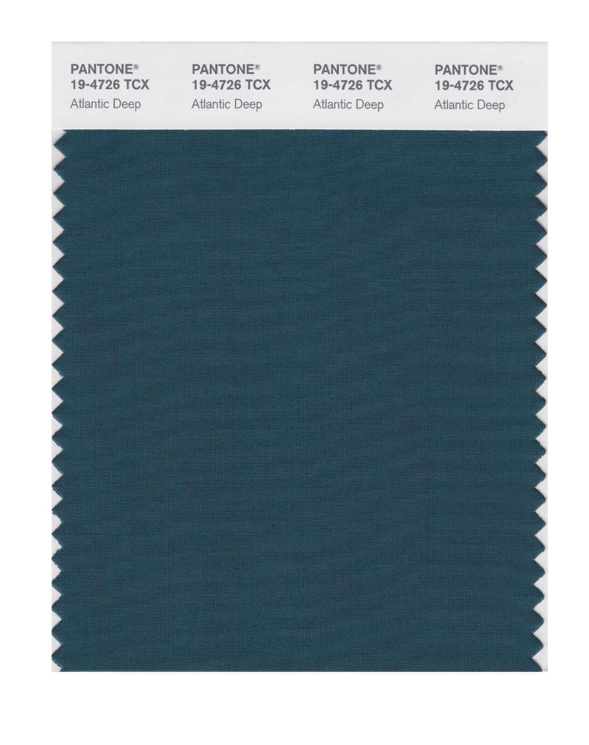 Pantone Cotton Swatch 19-4726 Atlantic Deep