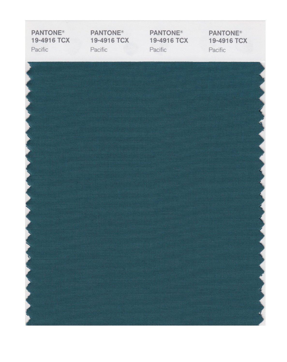 Pantone Cotton Swatch 19-4916 Pacific