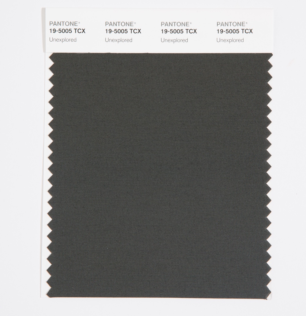 Pantone Cotton Swatch 19-5005 Unexplored