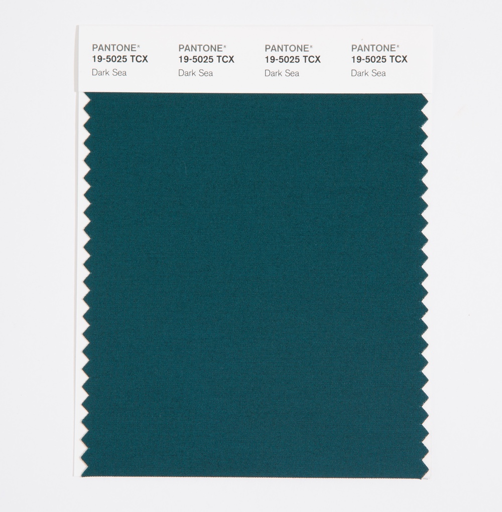 Pantone Cotton Swatch 19-5025 Dark Sea