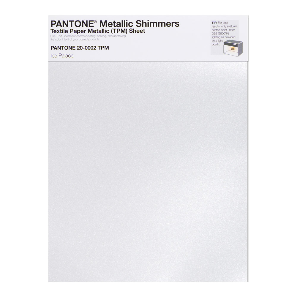 Pantone Metallic Shimmer 20-0002 Ice Palace