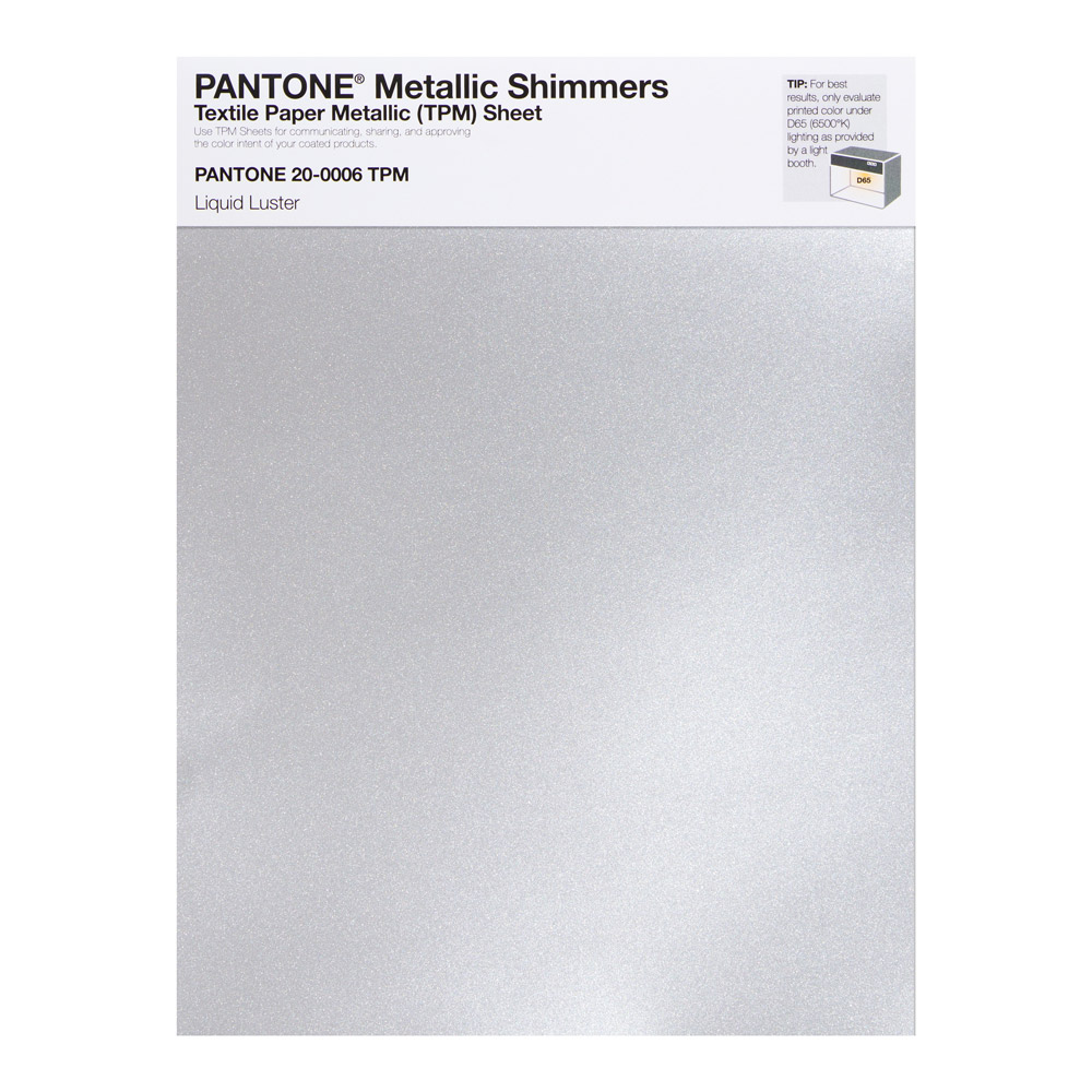 Pantone Metallic Shimmer 20-0006 Liquid Luste