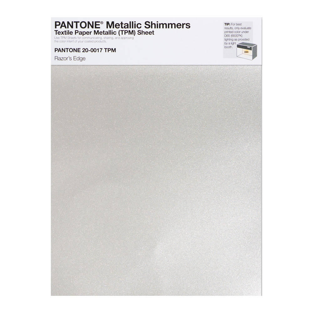 Pantone Metallic Shimmer 20-0017 Razor's Edge