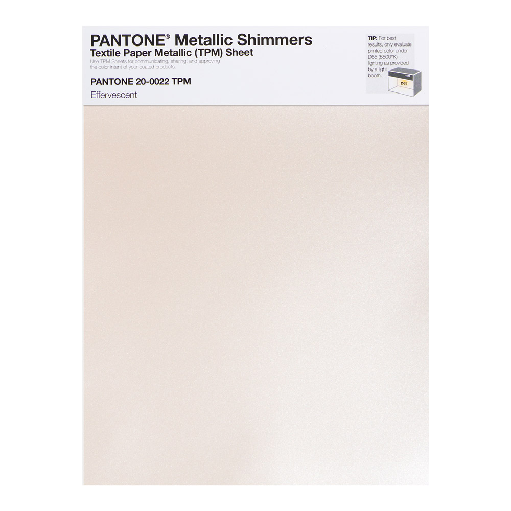 Pantone Metallic Shimmer 20-0022 Effervescent