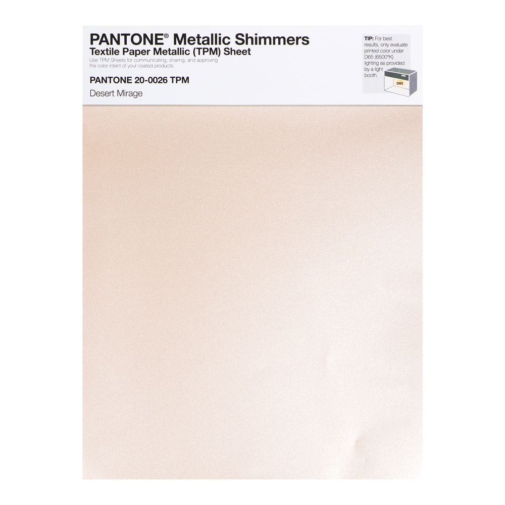 Pantone Metallic Shimmer 20-0026 Desert Mirag