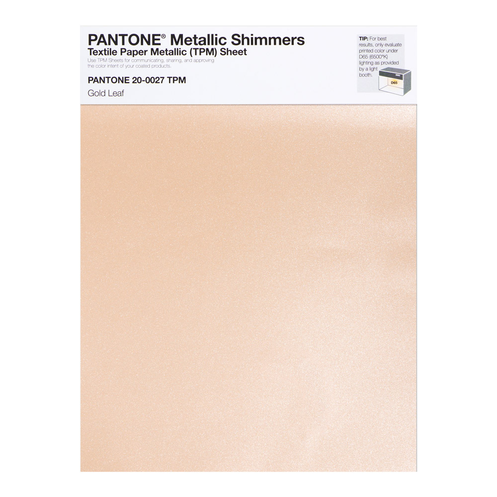 Pantone Metallic Shimmer 20-0027 Gold Leaf