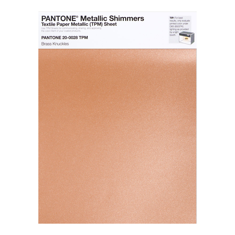Pantone Metallic Shimmer 20-0028 Brass Knuckl