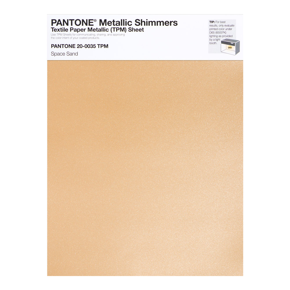 Pantone Metallic Shimmer 20-0035 Space Sand