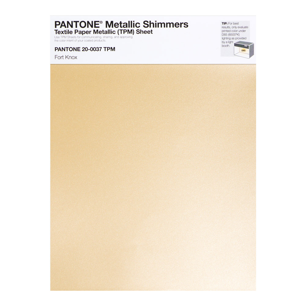 Pantone Metallic Shimmer 20-0037 Fort Knox