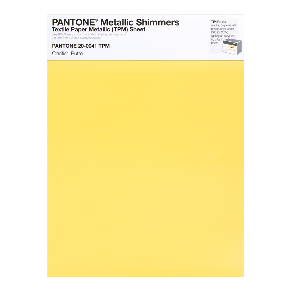 Pantone Metallic Shimmer 20-0041 Clarified B