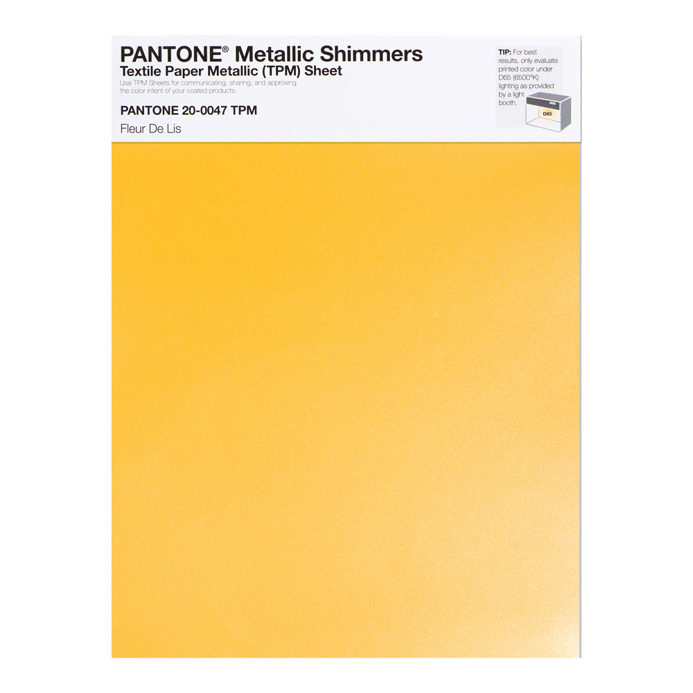 Pantone Metallic Shimmer 20-0047 Fleur De Lis