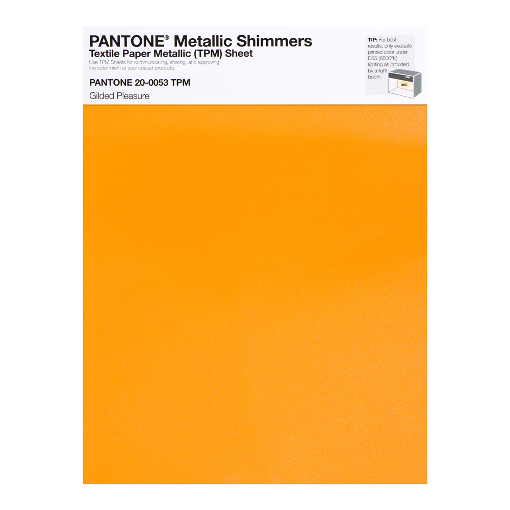 Pantone Metallic Shimmer 20-0053 Gilded Pleas