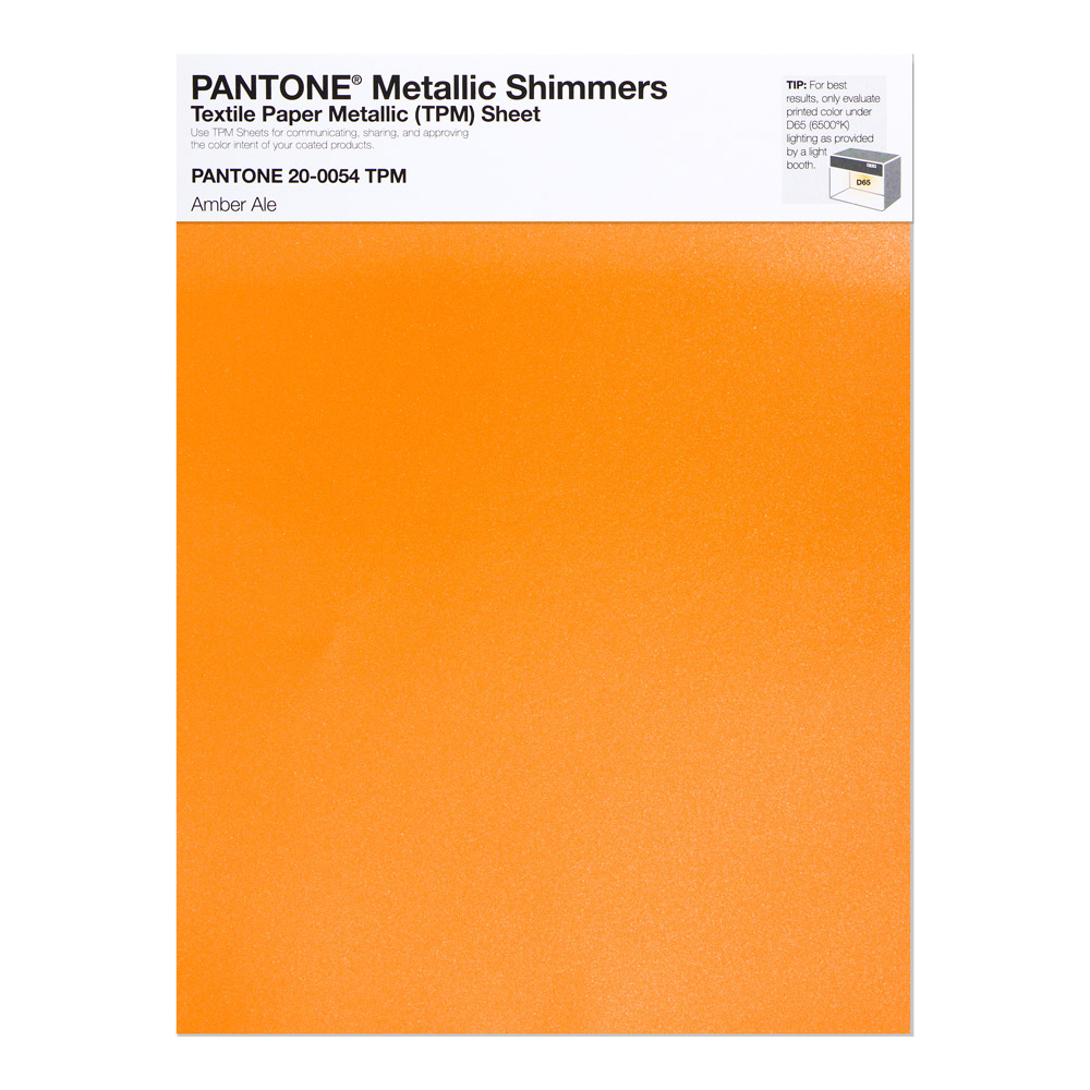 Pantone Metallic Shimmer 20-0054 Amber Ale