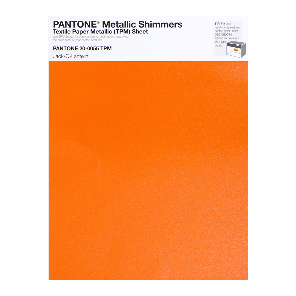 Pantone Metallic Shimmer 20-0055 Jack-O-Lante
