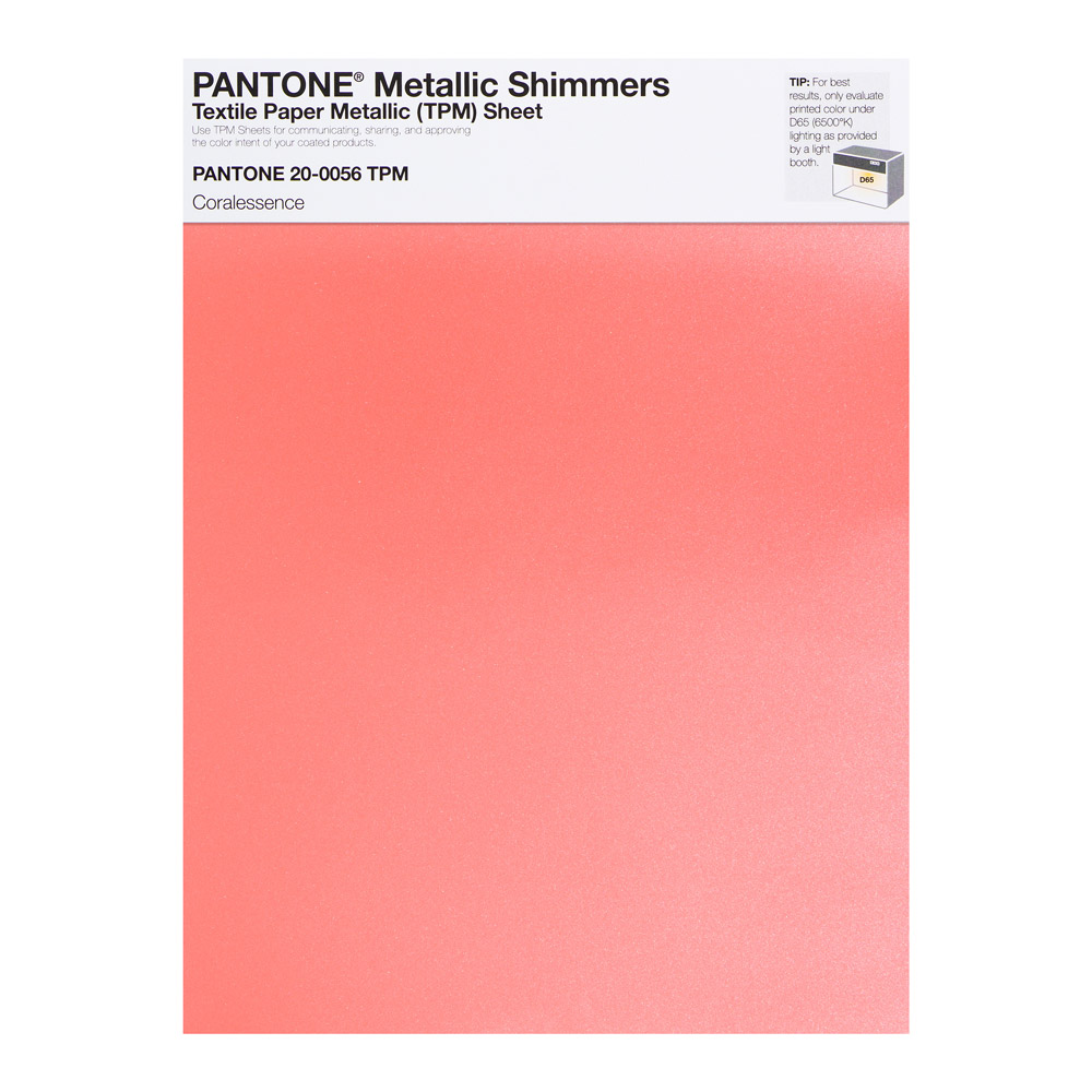 Pantone Metallic Shimmer 20-0056 Coralessence