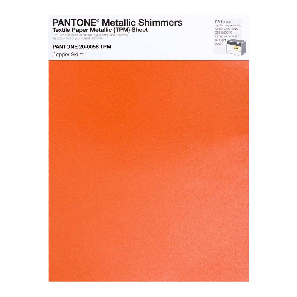 Pantone Metallic Shimmer 20-0058 Copper Skill