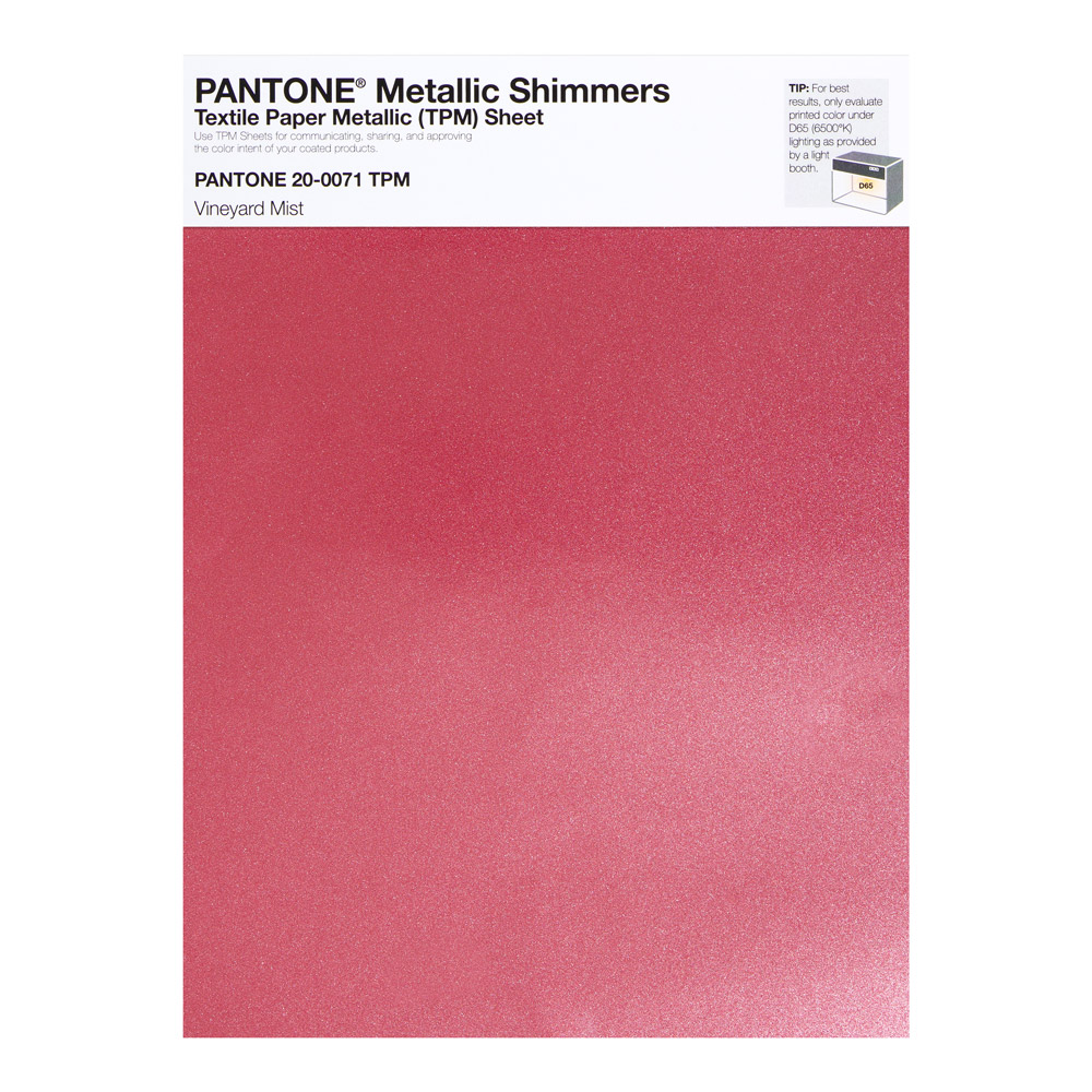 Pantone Metallic Shimmer 20-0071 Vineyard Mis