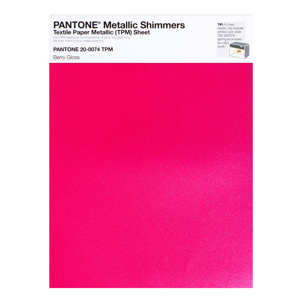 Pantone Metallic Shimmer 20-0074 Berry Gloss
