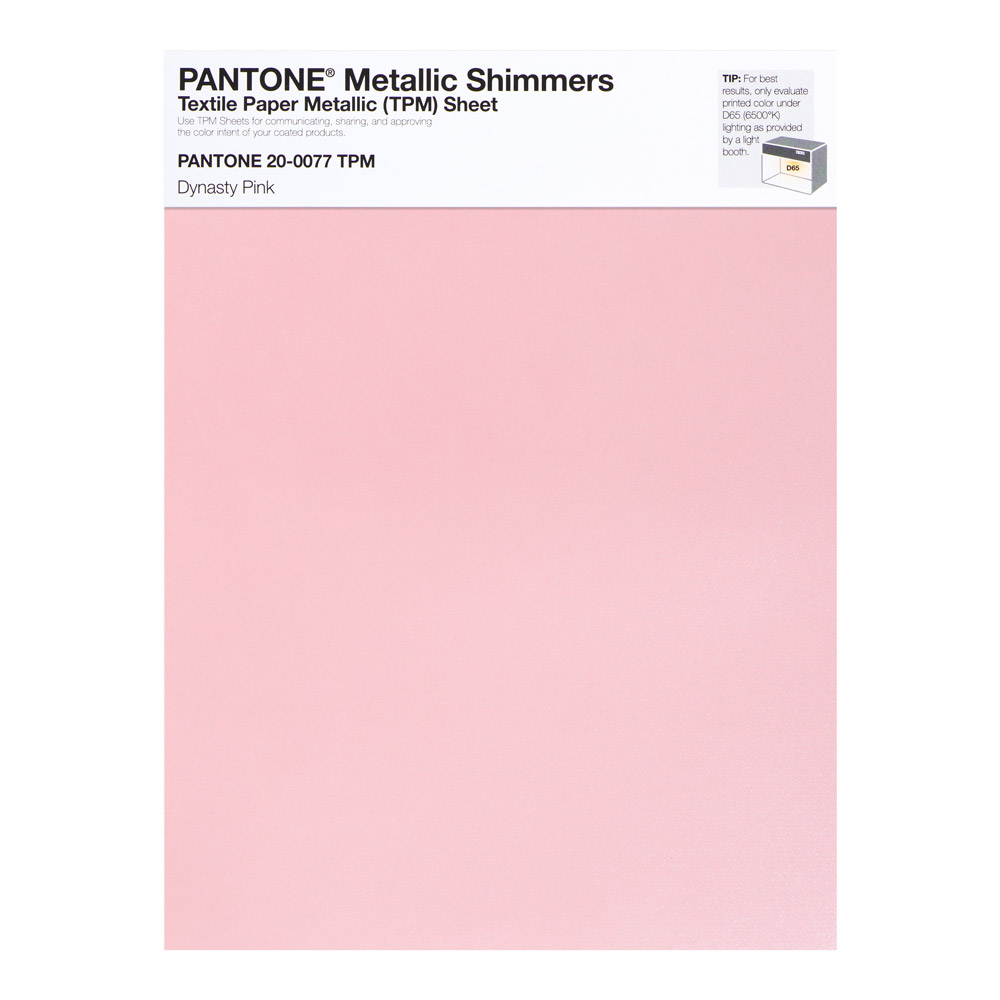 Pantone Metallic Shimmer 20-0077 Dynasty Pink
