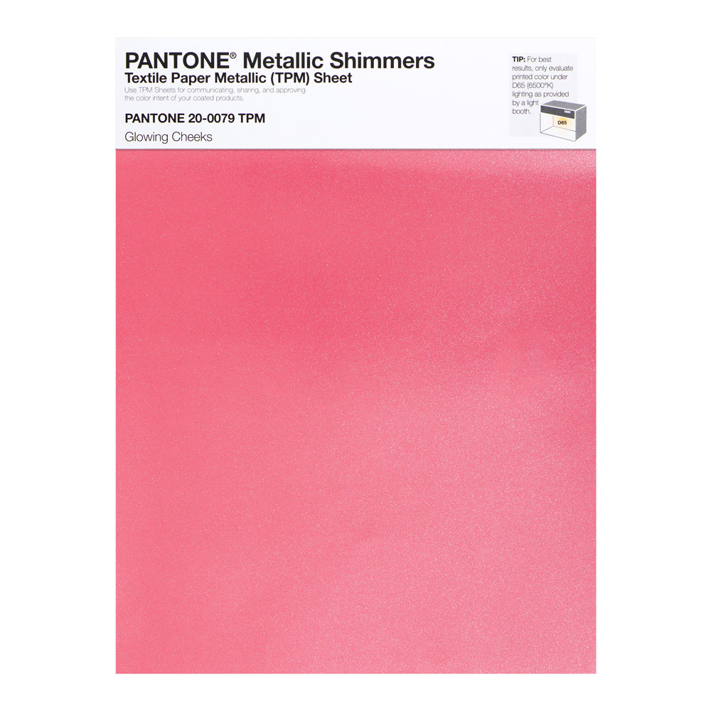 Pantone Metallic Shimmer 20-0079 Glowing Chks