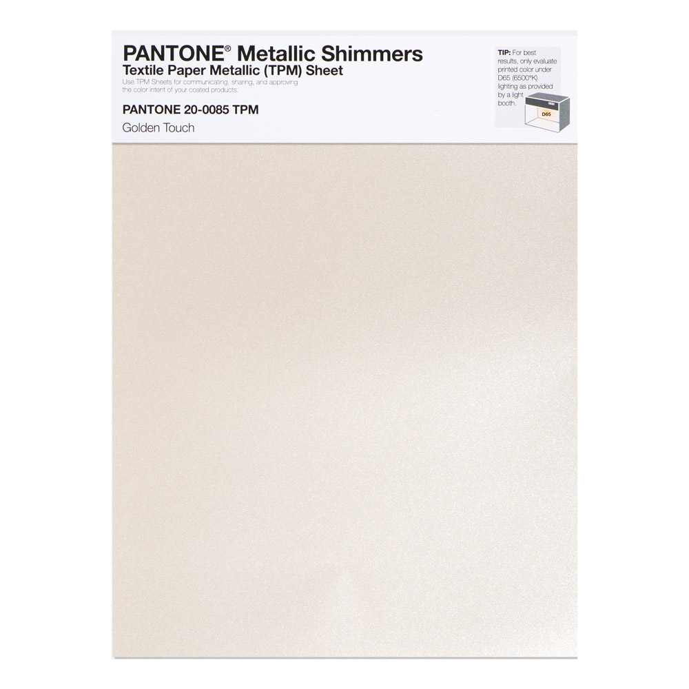 Pantone Metallic Shimmer 20-0085 Golden Touch