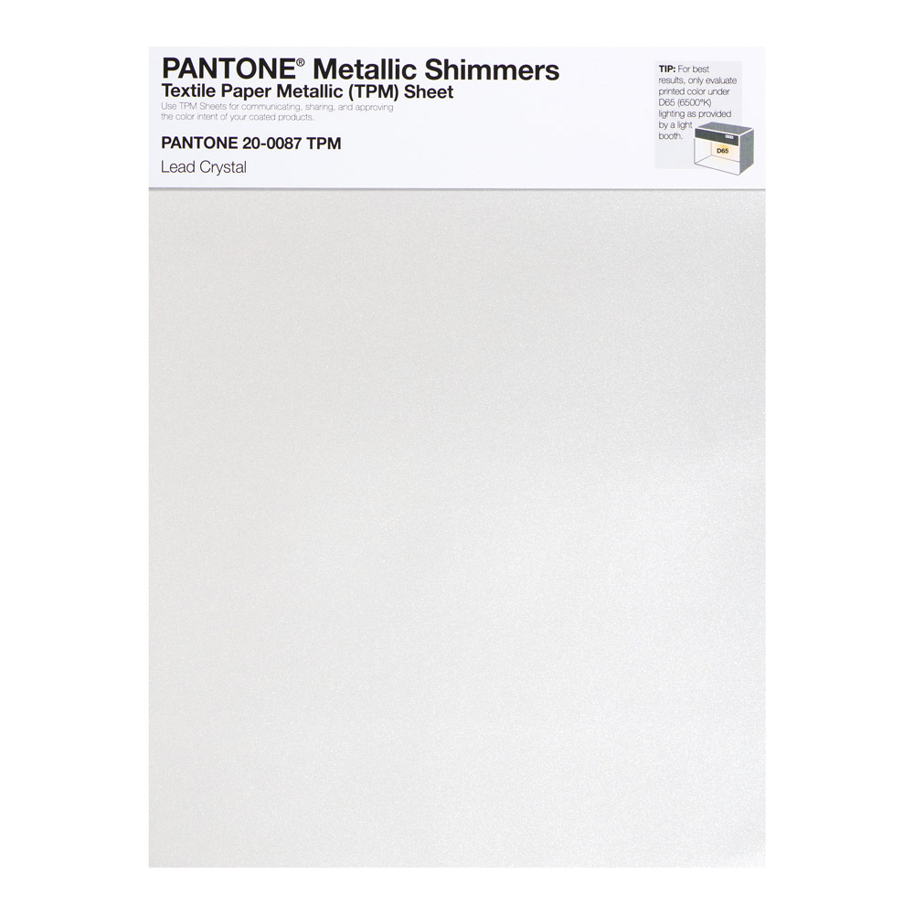 Pantone Metallic Shimmer 20-0087 Lead Crystal