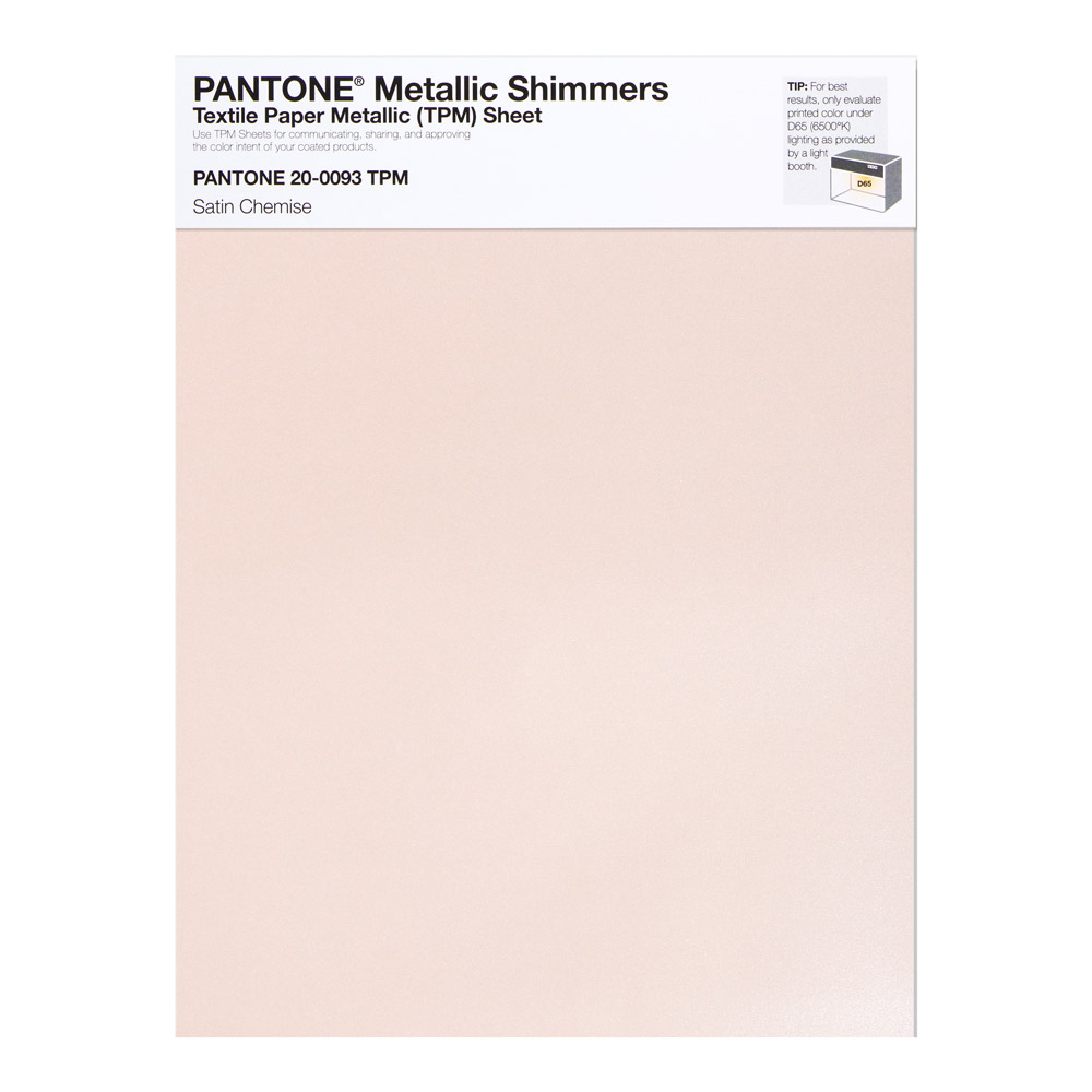 Pantone Metallic Shimmer 20-0093 Satin Chemis