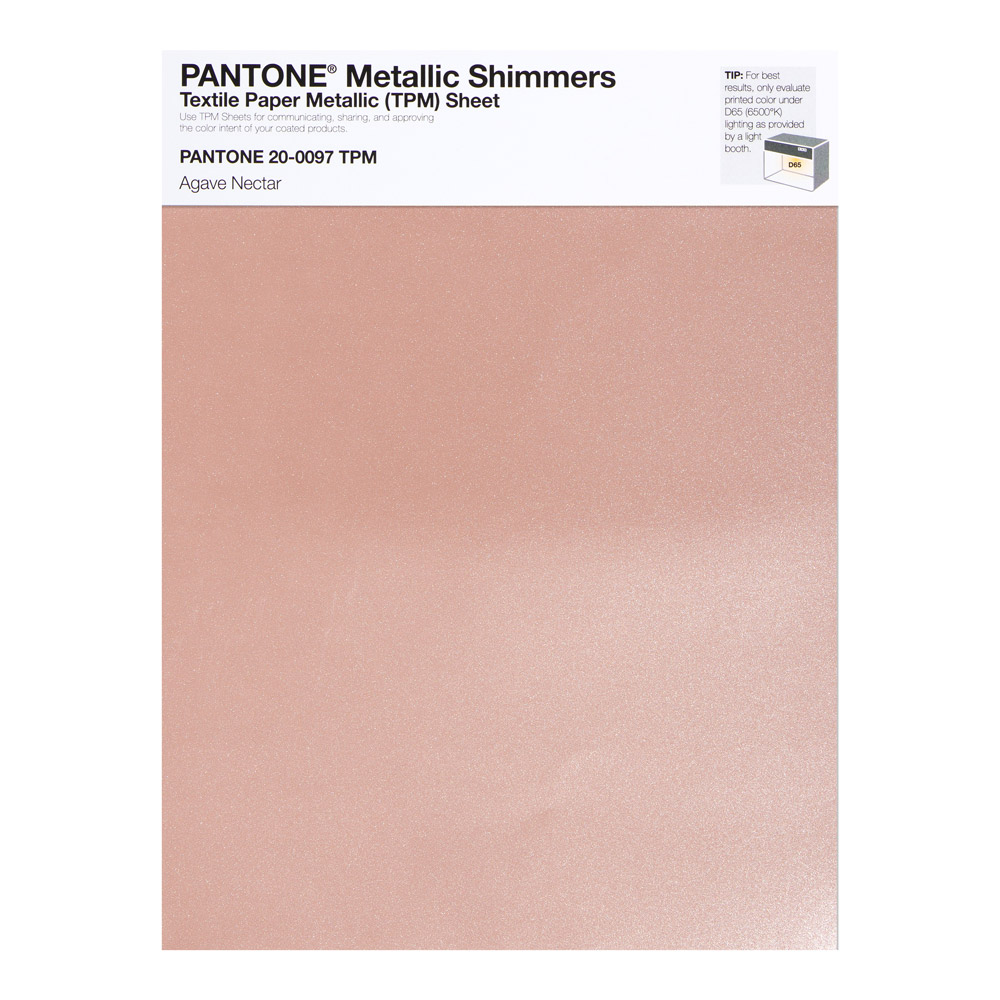 Pantone Metallic Shimmer 20-0097 Agave Nectar