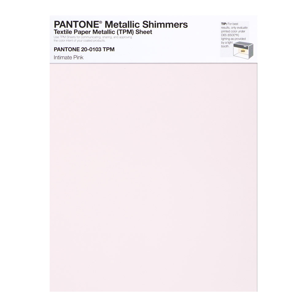 Pantone Metallic Shimmer 20-0103 Intimate Pin