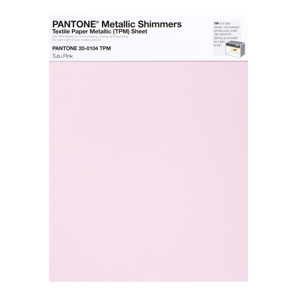 Pantone Metallic Shimmer 20-0104 Tutu Pink
