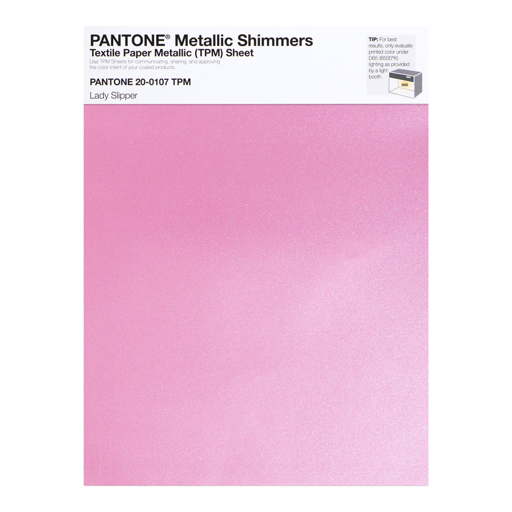 Pantone Metallic Shimmer 20-0107 Lady Slipper