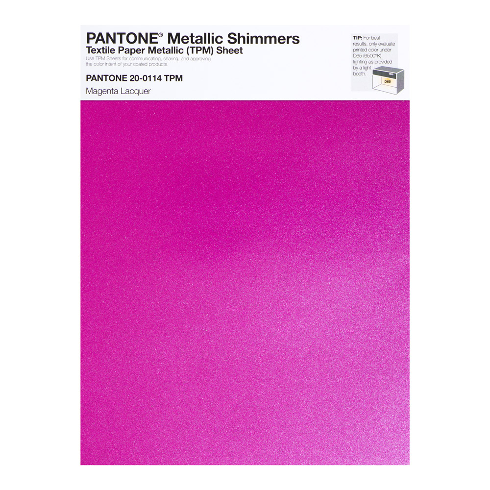 Pantone Metallic Shimmer 20-0114 Magenta Lacq