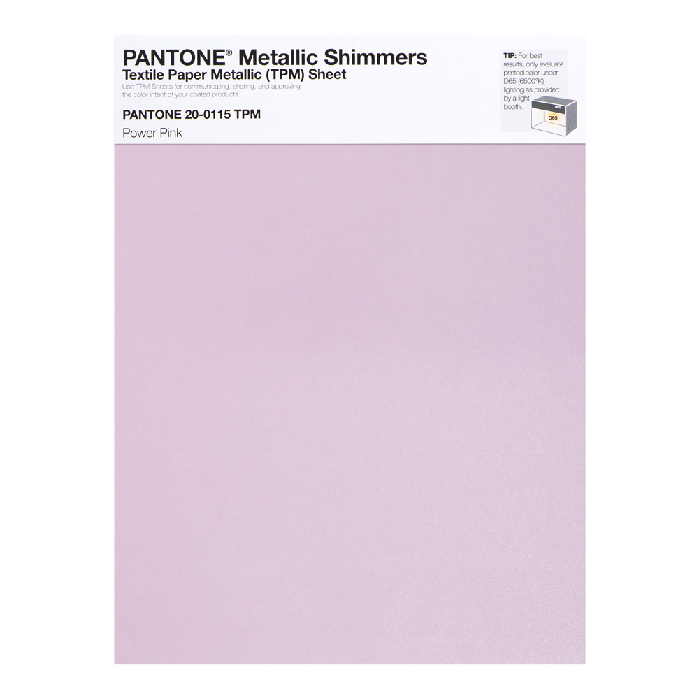 Pantone Metallic Shimmer 20-0115 Power Pink