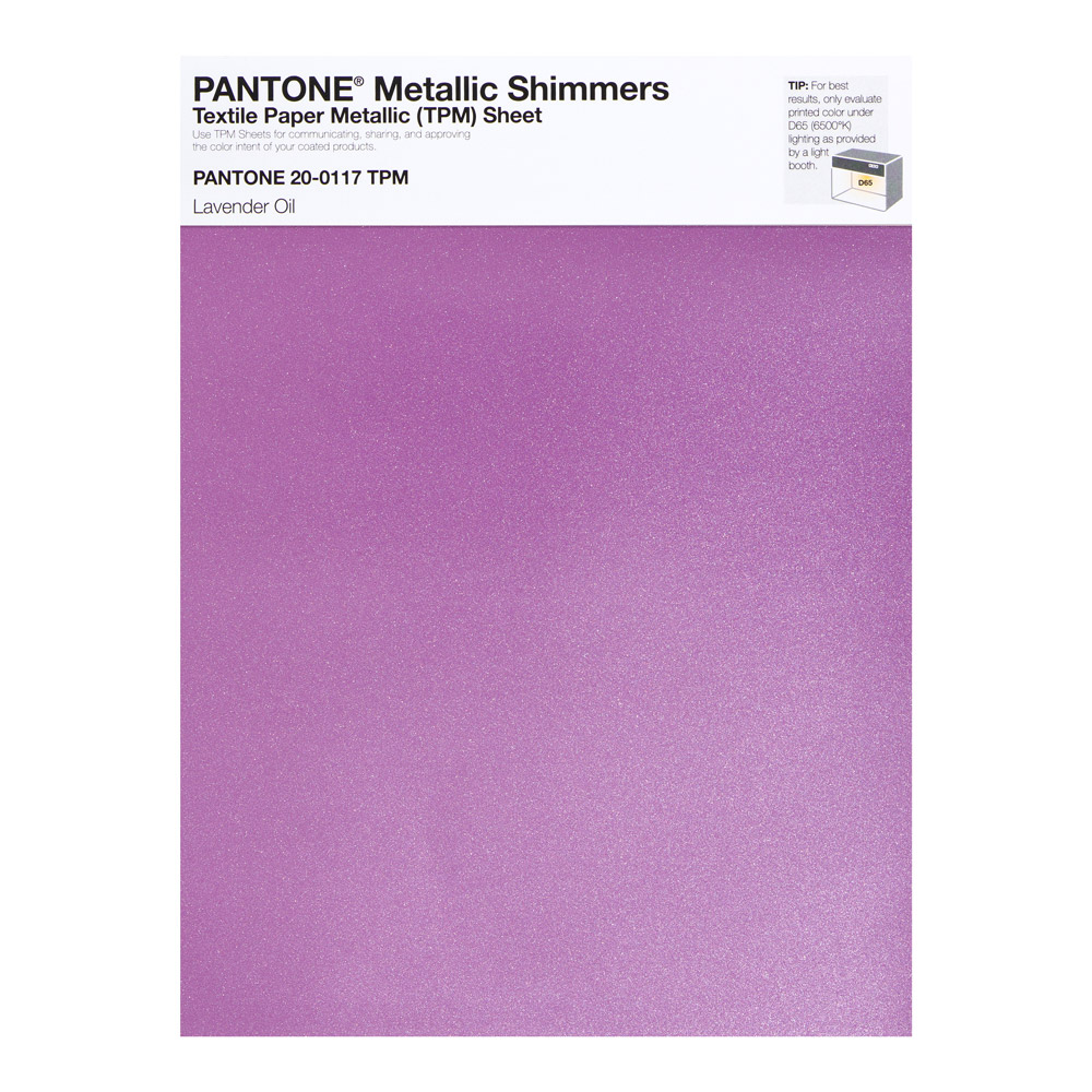 Pantone Metallic Shimmer 20-0117 Lavender Oil