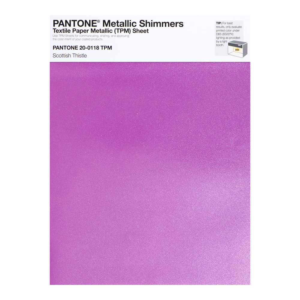 Pantone Metallic Shimmer 20-0118 Scottish Thl
