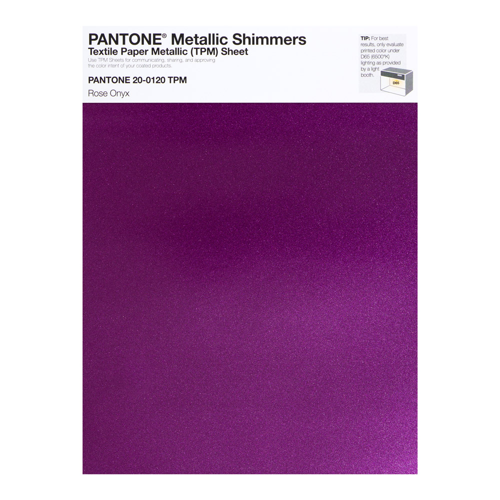 Pantone Metallic Shimmer 20-0120 Rose Onyx