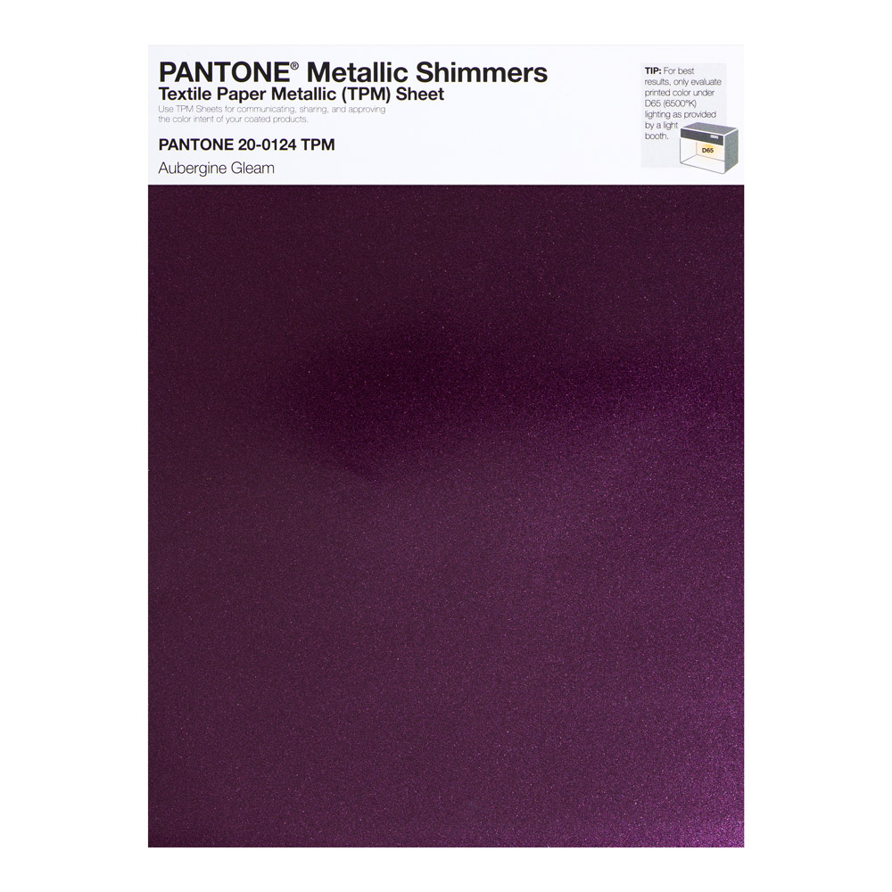 Pantone Metallic Shimmer 20-0124 Aubergine Gl