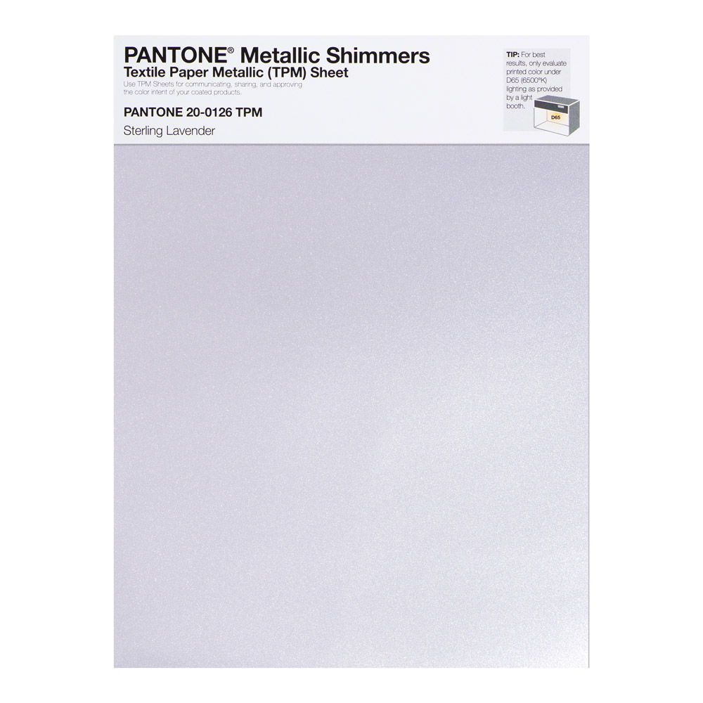 Pantone Metallic Shimmer 20-0126 Sterling Lav
