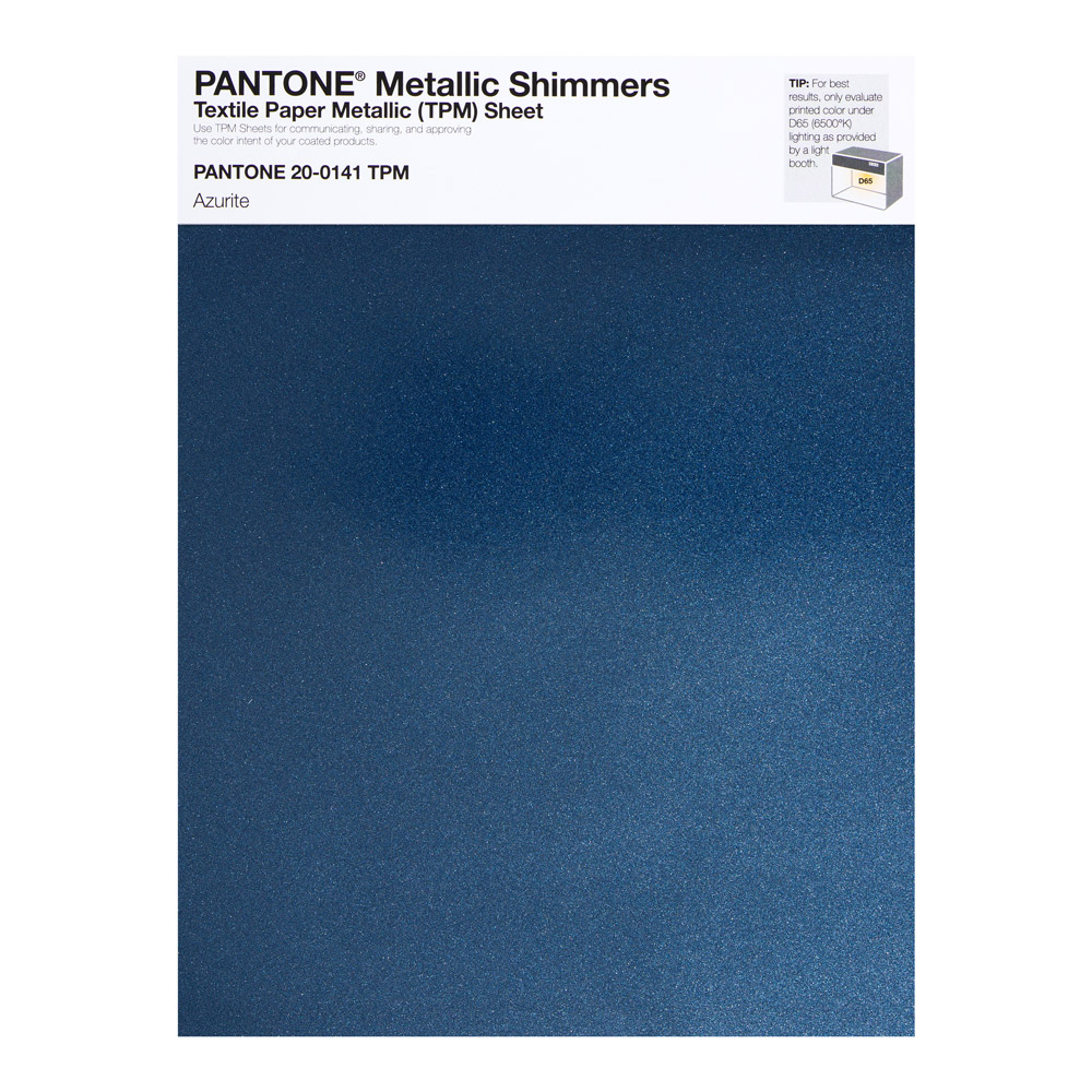 Pantone Metallic Shimmer 20-0141 Azurite