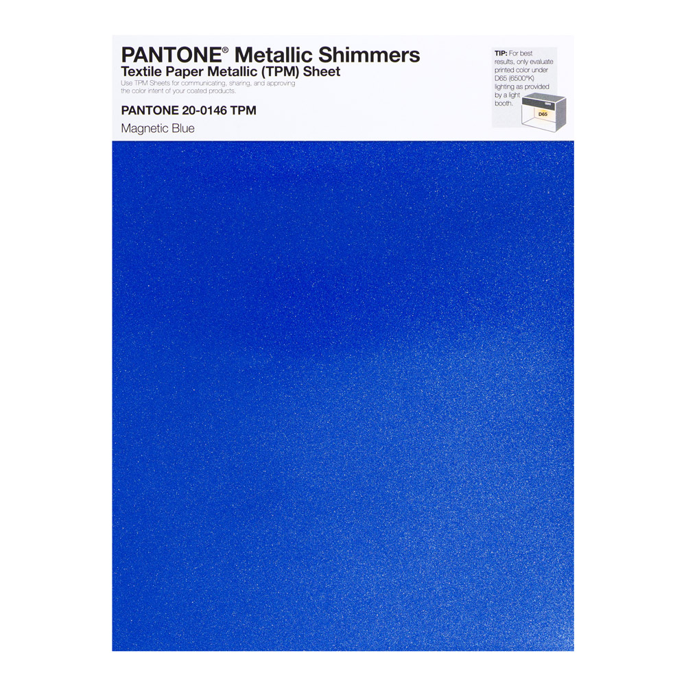 Pantone Metallic Shimmer 20-0146 Magnetic Bl