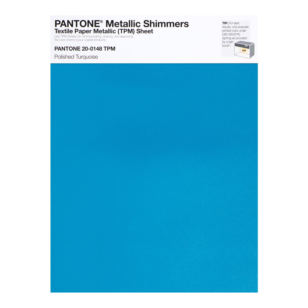 Pantone Metallic Shimmer 20-0148 Polished Trq