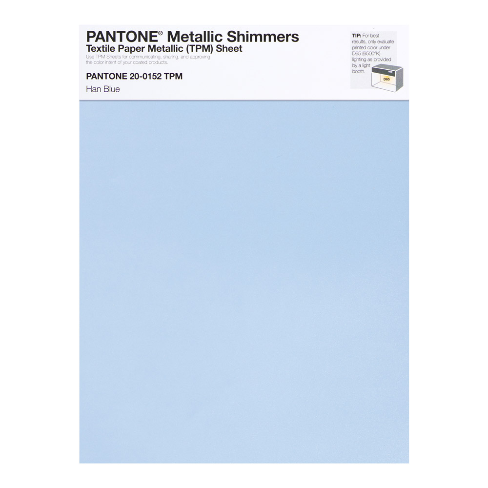 Pantone Metallic Shimmer 20-0152 Han Blue