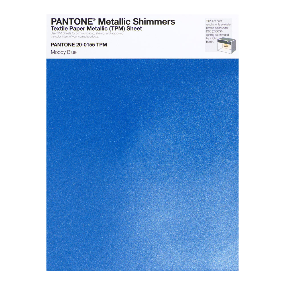 Pantone Metallic Shimmer 20-0155 Moody Blue
