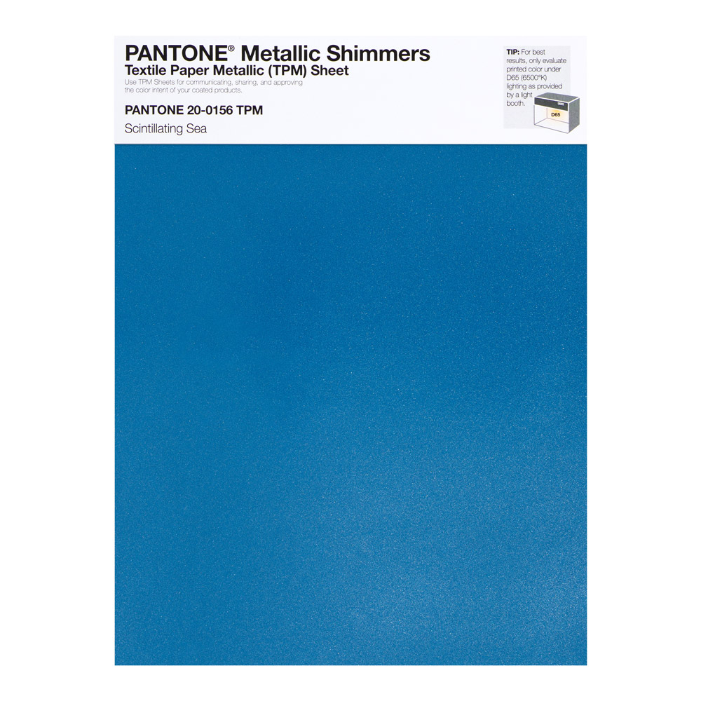 Pantone Metallic Shimmer 20-0156 Scint Sea