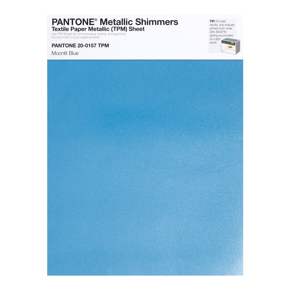 Pantone Metallic Shimmer 20-0157 Moonlit Blue