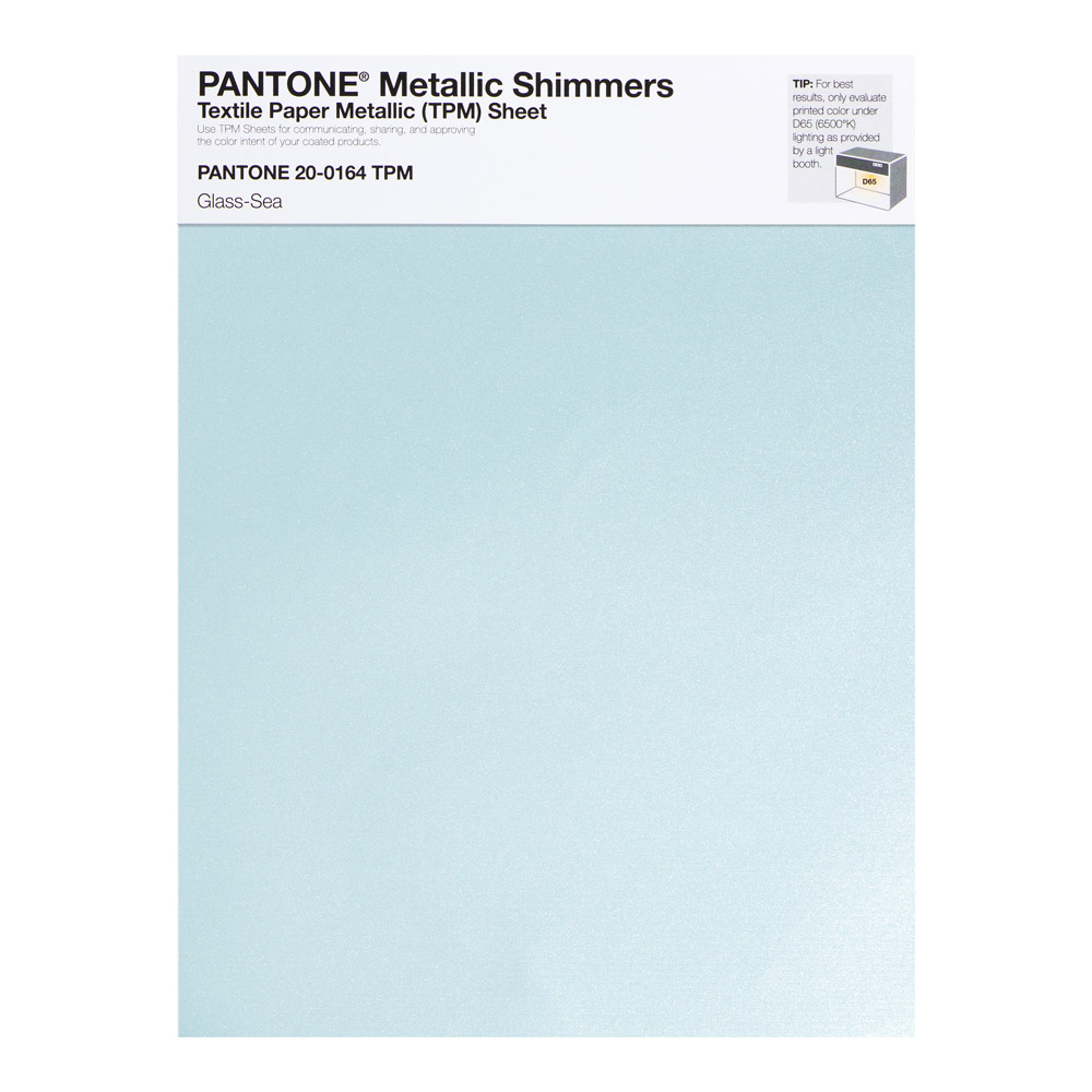 Pantone Metallic Shimmer 20-0164 Glass-Sea