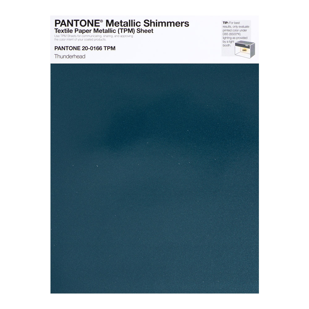 Pantone Metallic Shimmer 20-0166 Thunderhead